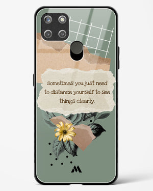 Distance Yourself Glass Case Phone Cover (Realme)