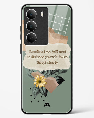 Distance Yourself Glass Case Phone Cover (Realme)
