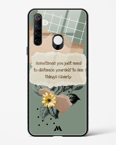 Distance Yourself Glass Case Phone Cover (Realme)
