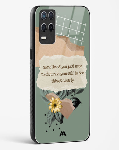 Distance Yourself Glass Case Phone Cover (Realme)