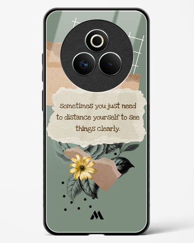 Distance Yourself Glass Case Phone Cover (Realme)