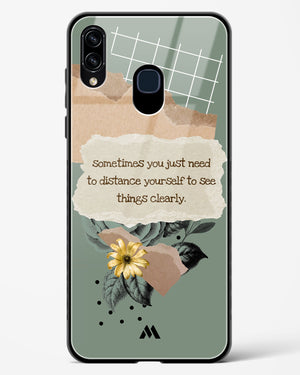 Distance Yourself Glass Case Phone Cover-(Samsung)