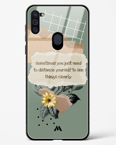 Distance Yourself Glass Case Phone Cover-(Samsung)