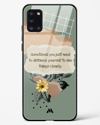 Distance Yourself Glass Case Phone Cover-(Samsung)