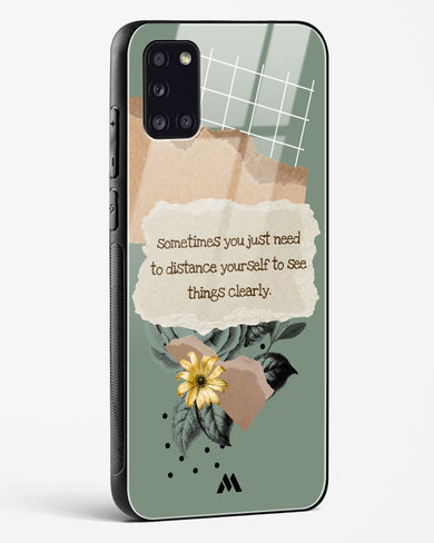 Distance Yourself Glass Case Phone Cover-(Samsung)