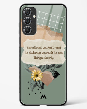Distance Yourself Glass Case Phone Cover (Samsung)