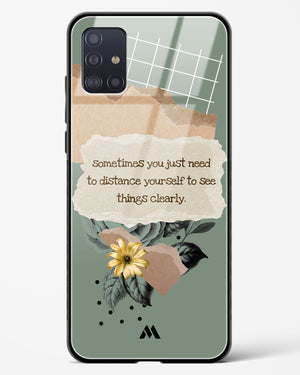 Distance Yourself Glass Case Phone Cover-(Samsung)