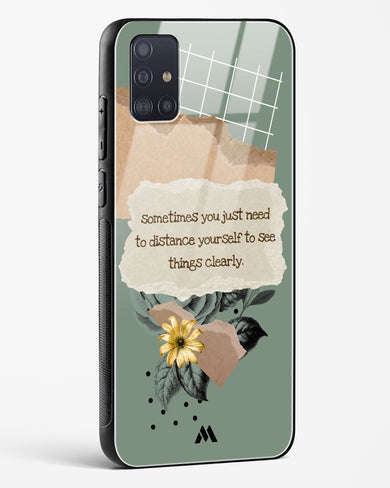 Distance Yourself Glass Case Phone Cover-(Samsung)