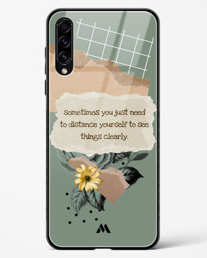 Distance Yourself Glass Case Phone Cover-(Samsung)