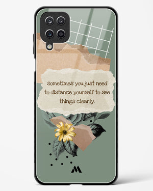 Distance Yourself Glass Case Phone Cover-(Samsung)