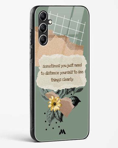 Distance Yourself Glass Case Phone Cover-(Samsung)