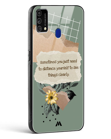 Distance Yourself Glass Case Phone Cover-(Samsung)