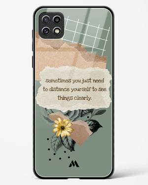 Distance Yourself Glass Case Phone Cover (Samsung)