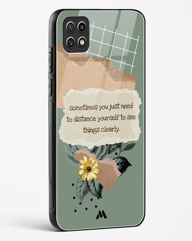 Distance Yourself Glass Case Phone Cover (Samsung)
