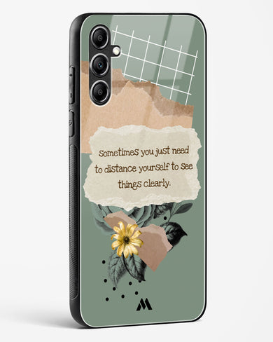Distance Yourself Glass Case Phone Cover (Samsung)