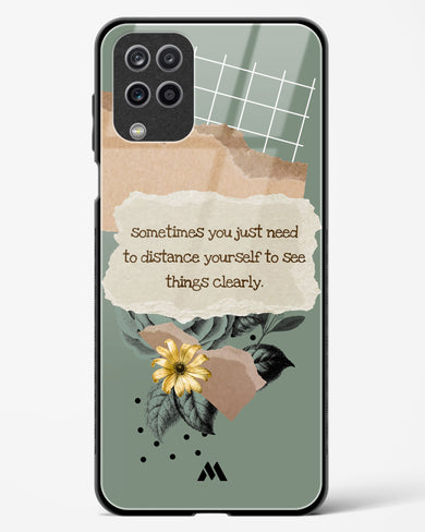 Distance Yourself Glass Case Phone Cover-(Samsung)