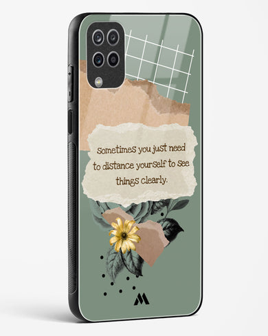 Distance Yourself Glass Case Phone Cover-(Samsung)