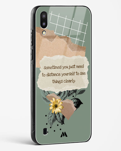 Distance Yourself Glass Case Phone Cover-(Samsung)