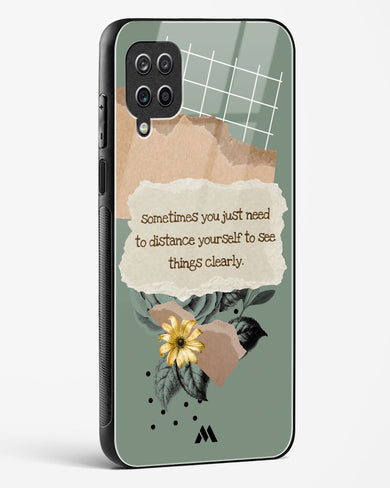Distance Yourself Glass Case Phone Cover (Samsung)