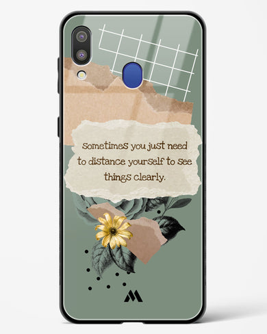 Distance Yourself Glass Case Phone Cover-(Samsung)