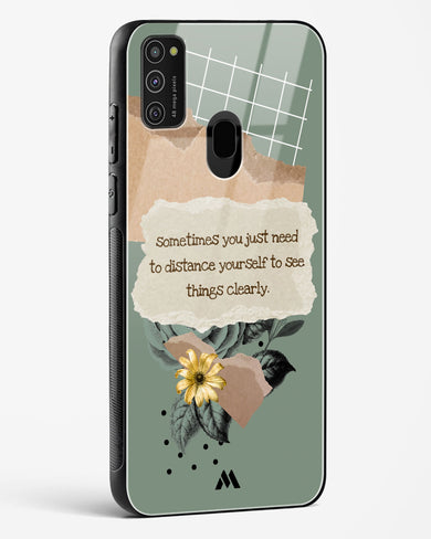 Distance Yourself Glass Case Phone Cover (Samsung)