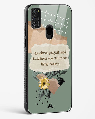 Distance Yourself Glass Case Phone Cover-(Samsung)