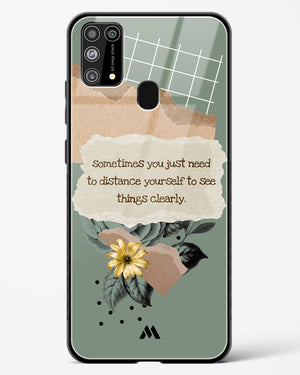 Distance Yourself Glass Case Phone Cover-(Samsung)