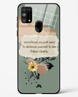 Distance Yourself Glass Case Phone Cover-(Samsung)