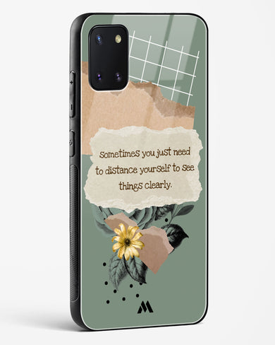 Distance Yourself Glass Case Phone Cover-(Samsung)