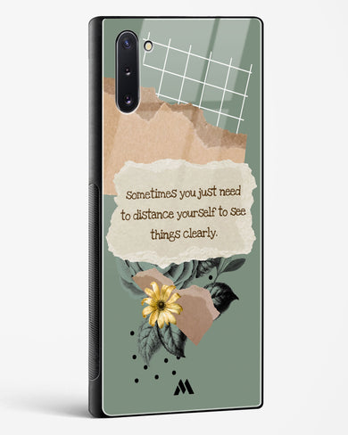 Distance Yourself Glass Case Phone Cover-(Samsung)