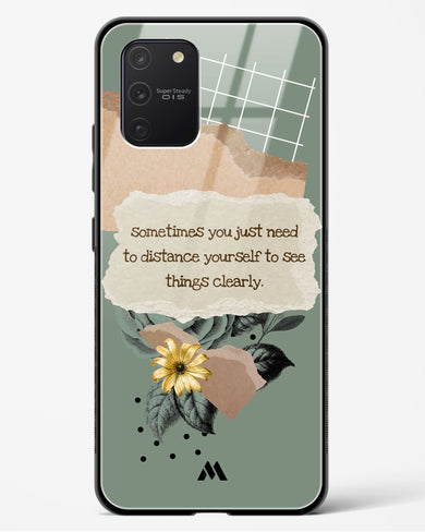 Distance Yourself Glass Case Phone Cover-(Samsung)