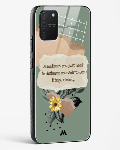 Distance Yourself Glass Case Phone Cover-(Samsung)