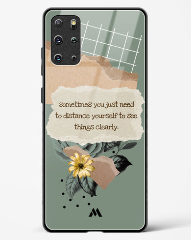 Distance Yourself Glass Case Phone Cover-(Samsung)