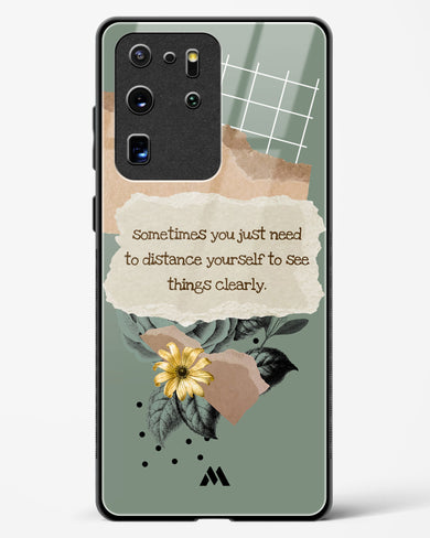 Distance Yourself Glass Case Phone Cover-(Samsung)