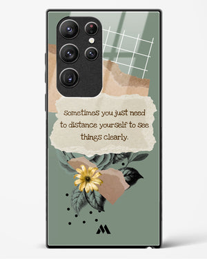 Distance Yourself Glass Case Phone Cover (Samsung)