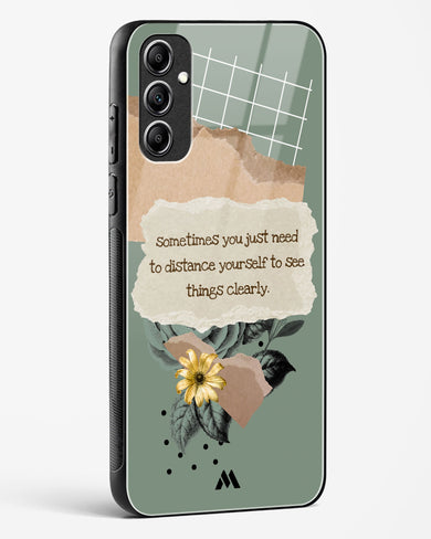 Distance Yourself Glass Case Phone Cover-(Samsung)