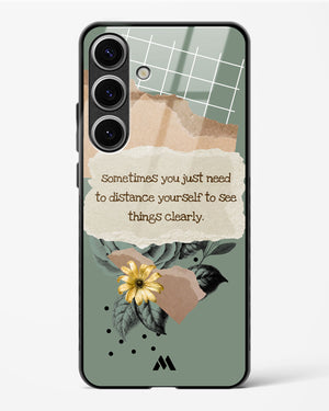 Distance Yourself Glass Case Phone Cover (Samsung)