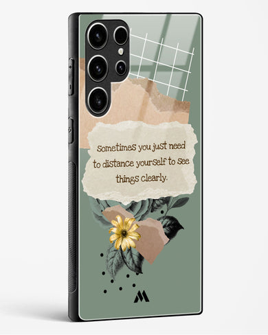 Distance Yourself Glass Case Phone Cover (Samsung)