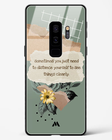 Distance Yourself Glass Case Phone Cover-(Samsung)