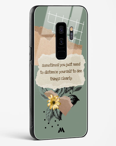 Distance Yourself Glass Case Phone Cover-(Samsung)