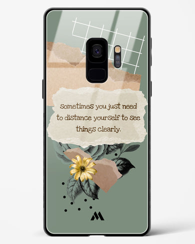 Distance Yourself Glass Case Phone Cover-(Samsung)