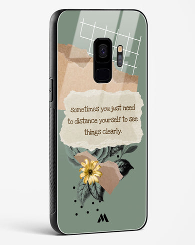 Distance Yourself Glass Case Phone Cover-(Samsung)