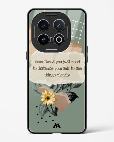 Distance Yourself Glass Case Phone Cover (Vivo)