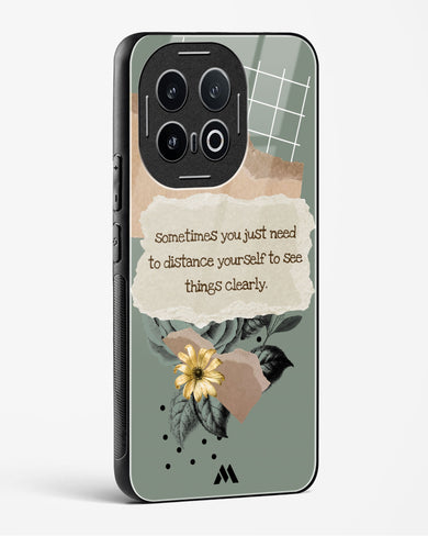Distance Yourself Glass Case Phone Cover (Vivo)