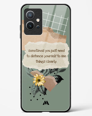Distance Yourself Glass Case Phone Cover (Vivo)