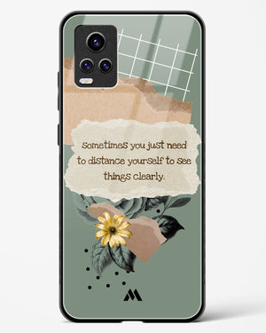 Distance Yourself Glass Case Phone Cover (Vivo)