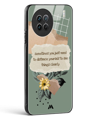 Distance Yourself Glass Case Phone Cover-(Vivo)