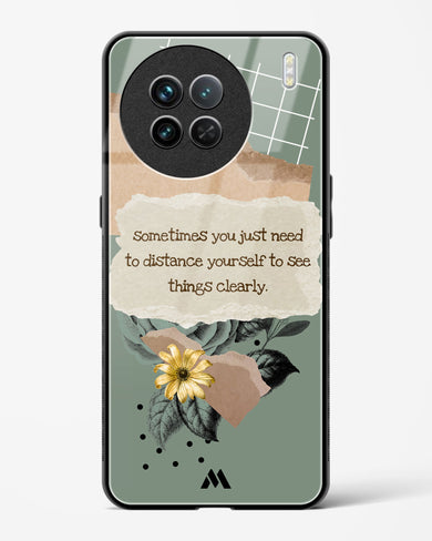 Distance Yourself Glass Case Phone Cover-(Vivo)