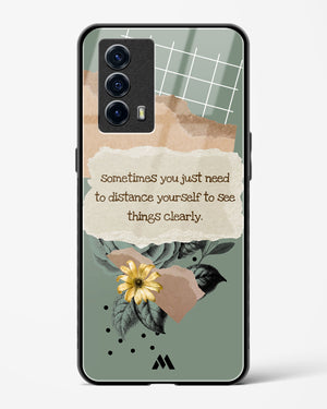 Distance Yourself Glass Case Phone Cover (Vivo)