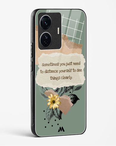 Distance Yourself Glass Case Phone Cover (Vivo)